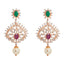 18K Rose Gold Necklace Set w/ 4.42ct Diamonds & Gems (52.9gm)