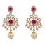 18K Rose Gold Necklace Set w/ 3.50ct Diamonds & Rubies (43.8gm)