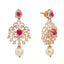 18K Rose Gold Necklace Set w/ 3.50ct Diamonds & Rubies (43.8gm)