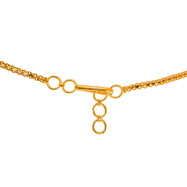 22K Yellow Gold, Emerald, Pearl & CZ Necklace (78.3gm) | 


Adorn yourself with the finest jewels from Virani Jewelers. The lavish arrangement of emerald,...