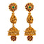22K Yellow Gold, Emerald & Ruby Jewelry Set (106.2gm)