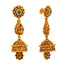 22K Yellow Gold, Emerald & Ruby Jewelry Set (106.2gm)