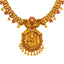 22K Yellow Gold, Emerald & Ruby Temple Jewelry Set (109.2gm)