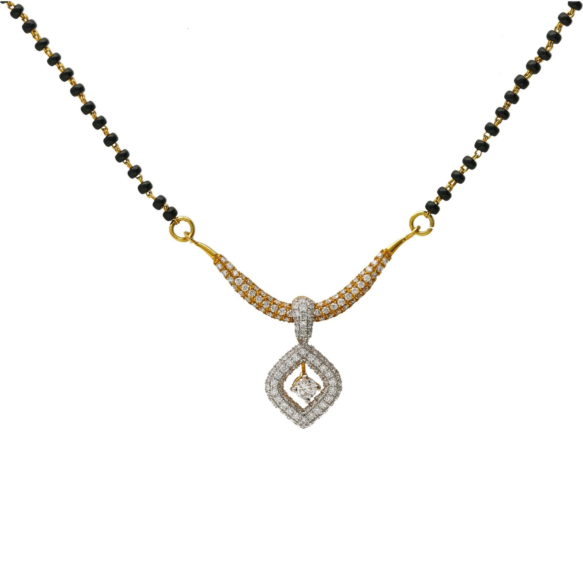Black beads outlet with diamond locket