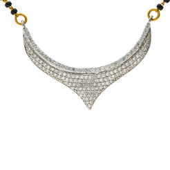 18K Multi-Tone Gold & Diamond Mayra Mangalsutra Necklace - Virani Jewelers