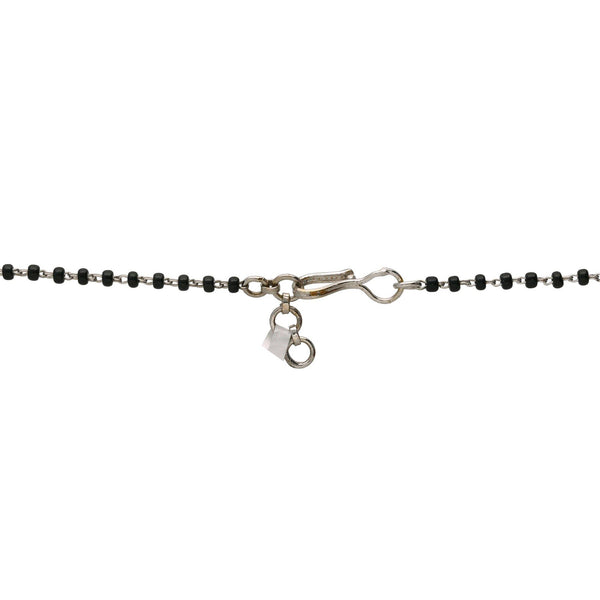 18K White Gold & Diamond Oishi Mangalsutra Necklace - Virani Jewelers | Symbolize your new union with this beautiful mangalsutra necklace! The modern design and elegant ...