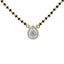 18K Multi-Tone Gold Mangalsutra Necklace w/ Teardrop Diamond Pendant - Virani Jewelers
