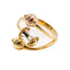 18K Multi Tone Gold Jewelry Set W/ Textured Bead Balls & Hour Glass Accents - Virani Jewelers