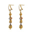18K Multi Tone Gold Jewelry Set W/ Textured Bead Balls & Hour Glass Accents - Virani Jewelers