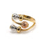 18K Multi Tone Gold Jewelry Set W/ Rounded Textured Bead Ball Accents - Virani Jewelers