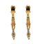 18K Multi Tone Gold Jewelry Set W/ Rounded Textured Bead Ball Accents - Virani Jewelers