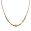 18K Multi Tone Gold Jewelry Set W/ Hammered Bead Balls & Hour Glass Bead Accents - Virani Jewelers