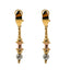 18K Multi Tone Gold Jewelry Set W/ Hammered Bead Balls & Hour Glass Bead Accents - Virani Jewelers