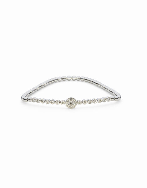 18K Yellow Gold Diamond Bangle W/ 0.75ct Channel Set Diamonds - Virani Jewelers | Indulge in the guilt-free exploration of precious diamonds and gold of this exquisite women’s 18K...