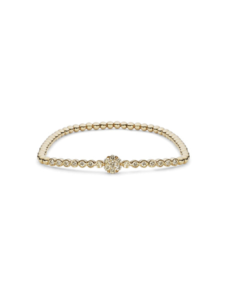 18K Rose Gold Diamond Bangle W/ 0.76ct Diamonds - Virani Jewelers | Indulge in the guilt-free exploration of precious diamonds and gold of this exquisite women’s 18K...