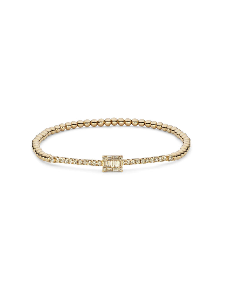 18K Rose Gold Diamond Bangle W/ 0.916ct Diamonds - Virani Jewelers | Indulge in the guilt-free exploration of precious diamonds and gold of this exquisite women’s 18K...