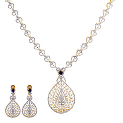 18K Gold Diamond Jewelry Set (66.4gm)