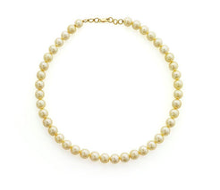 22K Yellow Gold Pearl Necklace - Virani Jewelers