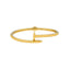 21K Yellow Gold Nail Bangle (12.4gm)