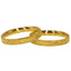 22K Yellow Gold Bangles Set of 2 W/ Sectioned Beaded Filigree, 41.6 gm - Virani Jewelers