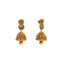 22K Yellow Antique Gold Choker & Earrings set - Virani Jewelers
