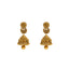 22K Yellow Antique Gold Choker & Earrings set - Virani Jewelers