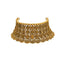 22K Yellow Antique Gold Choker & Earrings set - Virani Jewelers
