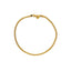 22K Yellow Gold Flat Cable Link Anklets Set of 2 W/ Gold Ball Accent - Virani Jewelers