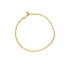 22K Yellow Gold Loose Wheat Link Anklets Set of 2 - Virani Jewelers