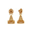 22K Yellow Gold Antique Earrings W/Ruby, 20.9 grams - Virani Jewelers