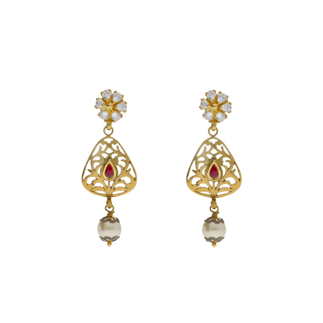 Buy Sophia Delicate Nakshatra CZ Earrings | Tarinika