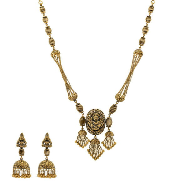 22K Gold Amara Antique Jewelry Set - Virani Jewelers | 


The 22K Gold Amara Antique Jewelry set from Virani Jewelers is the piece bridal jewelry set to...