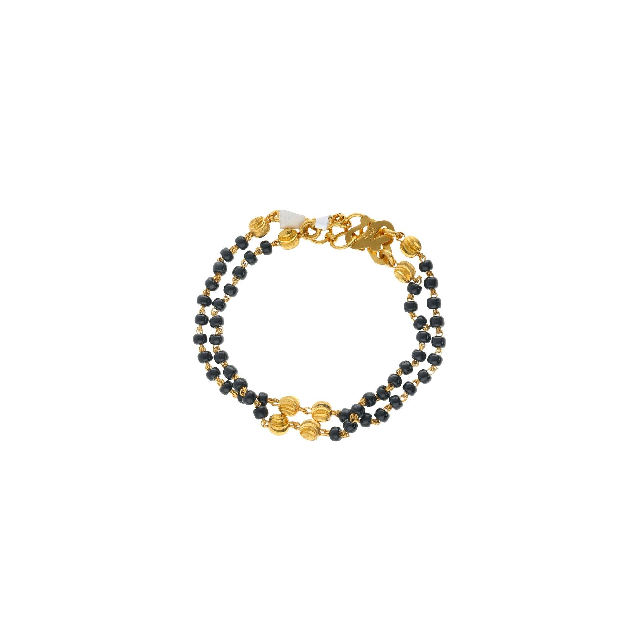 Buy Silver & Black Bracelets & Bangles for Women by Eloish Online | Ajio.com