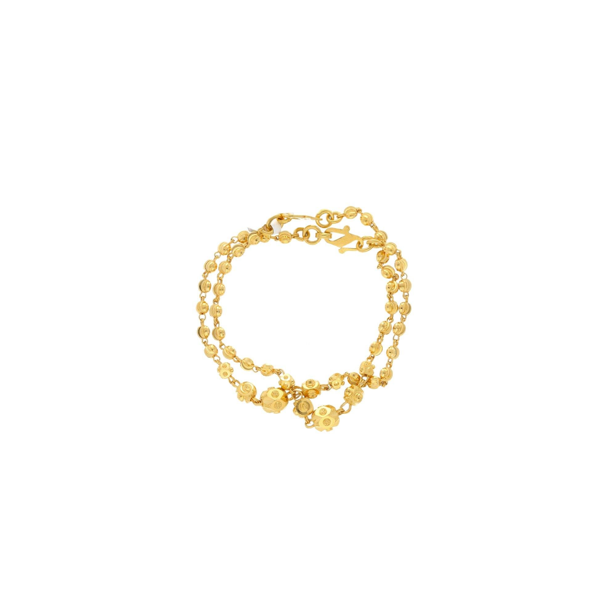 22kt Yellow Gold Bracelet For Baby Boy – Zaveri Jewelers