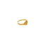 22K Yellow Gold Baby Ring W/ Curved Abstract Design - Virani Jewelers