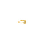 22K Multi Tone Gold Baby Ring W/ Diamond Cutting & Clover Design - Virani Jewelers | 


Mix yellow and white gold to create a flawless look with pieces such as this 22K multi tone go...