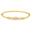 22K Yellow & White Gold Laranya Ball Bangle - Virani Jewelers