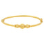 22K Yellow Gold Beaded Nadia Ball Bangle - Virani Jewelers