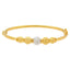 22K Yellow & White Gold Pari Ball Bangle - Virani Jewelers