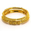 22K Yellow Gold Bangles Set of 6 W/ Faceted Mango & Beaded Filigree Design - Virani Jewelers