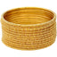 22K Gold Thin Indian Gold Bangle Set of 12 - Virani Jewelers