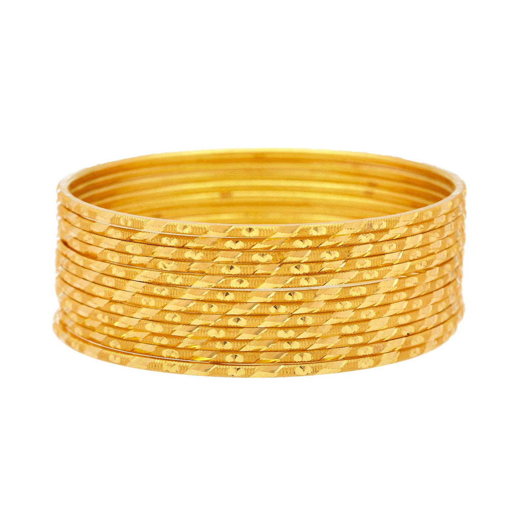 14k Yellow Gold Chevron Link Mens Bracelet 7.25