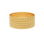 22K Yellow Gold Bangles Set of 6 W/ Grecian Leaf Design - Virani Jewelers