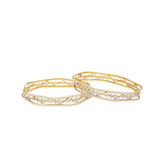 22K Yellow & White Gold Aspen Bangles - Virani Jewelers | 
The 22K Yellow & White Gold Aspen Bangles from Virani Jewelers will make any woman who wear ...