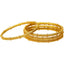 22K Yellow Gold & Beaded Filigree Bangle Set (58.3 grams) - Virani Jewelers
