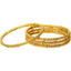 22K Yellow Gold & Beaded Filigree Bangle Set (51.4 grams) - Virani Jewelers