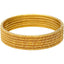 22K Gold Thin Indian Gold Bangle Set of 6 - Virani Jewelers
