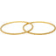 22K Gold Thin Indian Bangle Set of 2 - Virani Jewelers