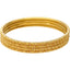 22K Gold Thin Beaded Filigree Bangle Set of 4 - Virani Jewelers