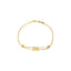 22K Yellow Gold Solitary Design Link Peace Bracelet, 3.7 grams - Virani Jewelers
